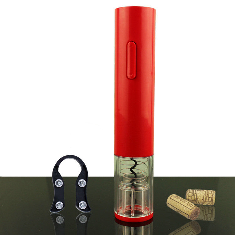 Automatic Electric Wine Bottle Corkscrew Opener With Foil Cutter Opener Kit