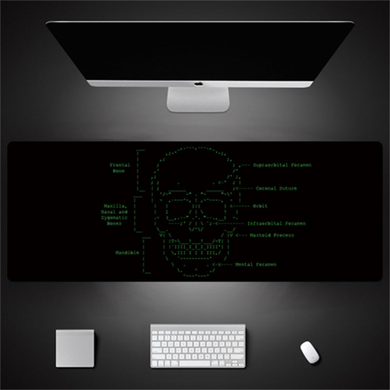 Oversized Technical Theme Seam Keyboard Mouse Desk Pad