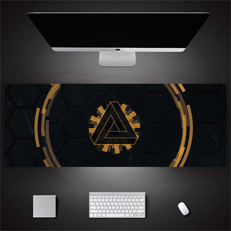 Oversized Technical Theme Seam Keyboard Mouse Desk Pad