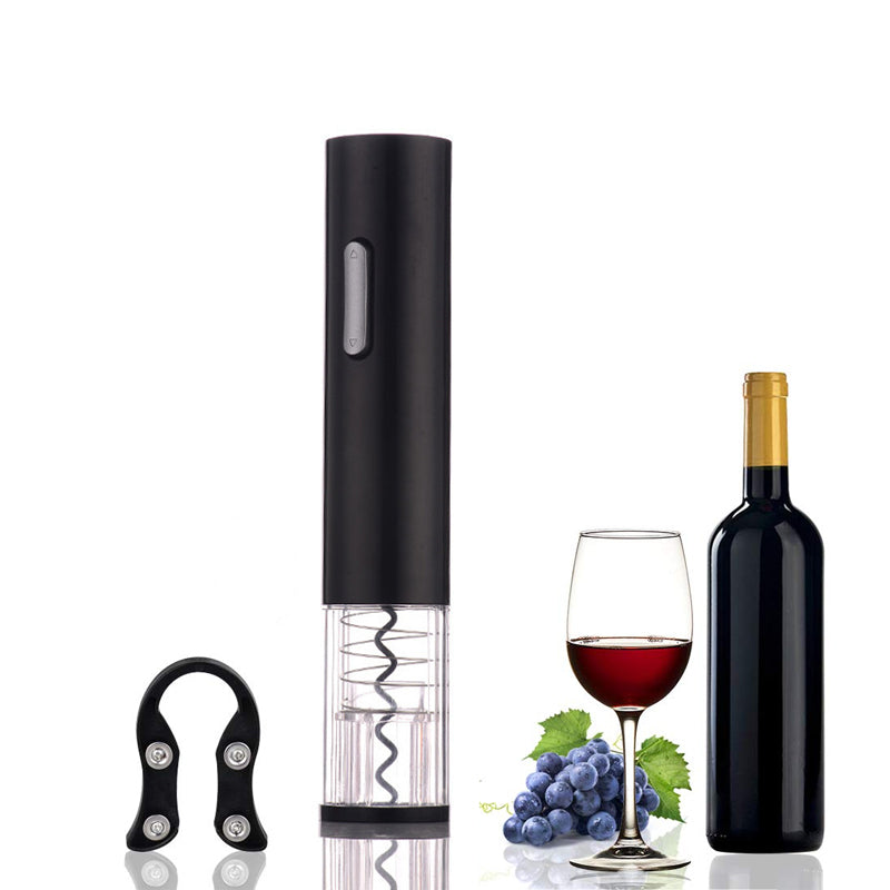 Automatic Electric Wine Bottle Corkscrew Opener With Foil Cutter Opener Kit