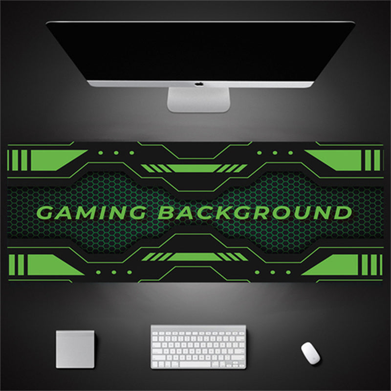 Oversized Technical Theme Seam Keyboard Mouse Desk Pad