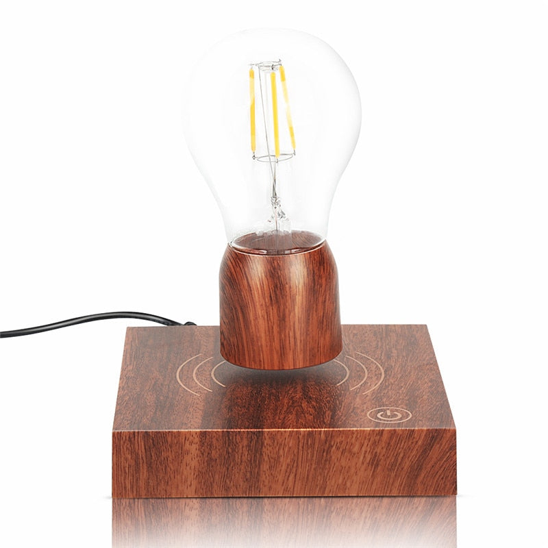 Magnetic Levitation LED Light Bulb Wireless Charging