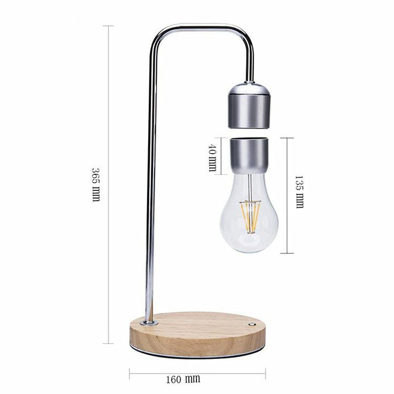 Magnetic Levitation LED Light Bulb Wireless Charging