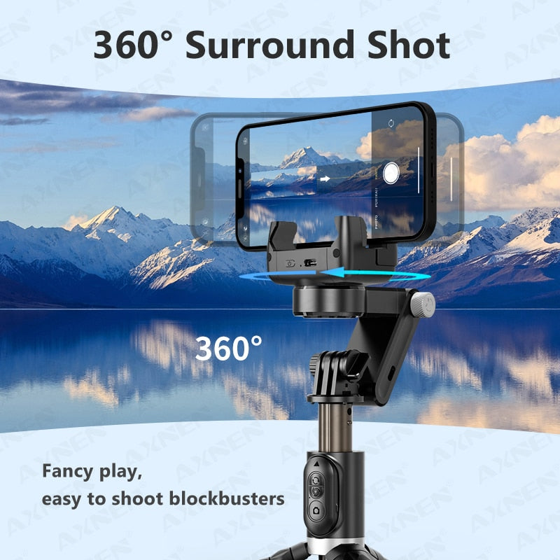 Desktop Gimbal Stabilizer with Smart Tracking