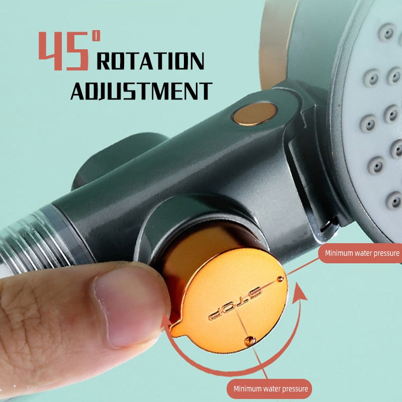 Double Sided Unique Shower Head With Adjustable Nozzle Sprayer