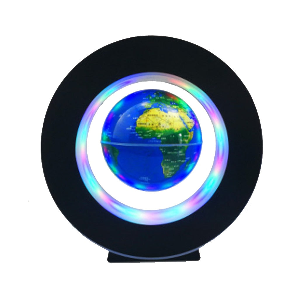 Globe LED World Rotating Lights Bedside Lamp