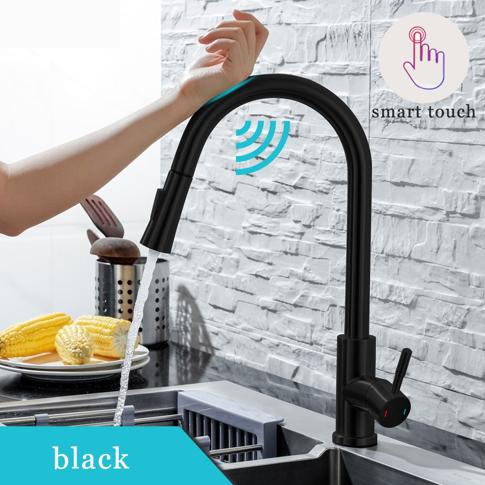 Kitchen Faucet Pull Out  Brushed Stainless Steel