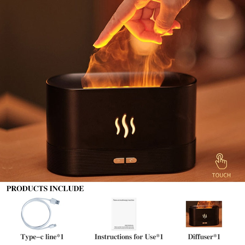 Flame Air Ultrasonic Aromatherapy Humidifiers
