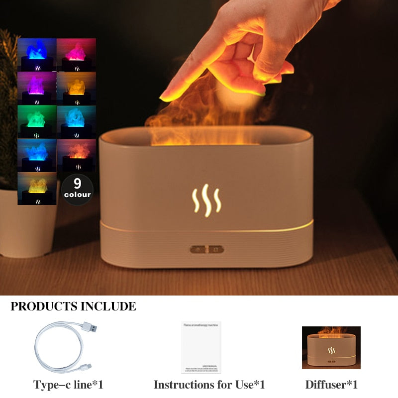 Flame Air Ultrasonic Aromatherapy Humidifiers