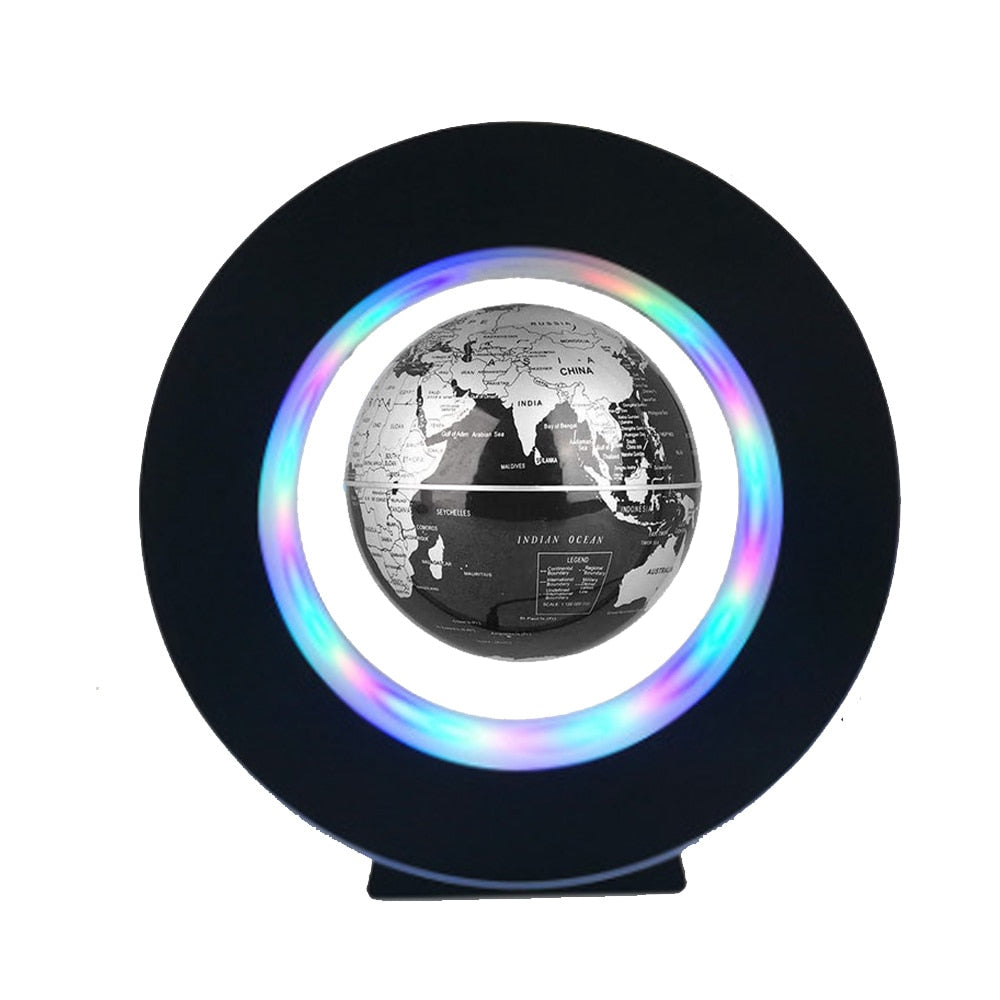 Globe LED World Rotating Lights Bedside Lamp