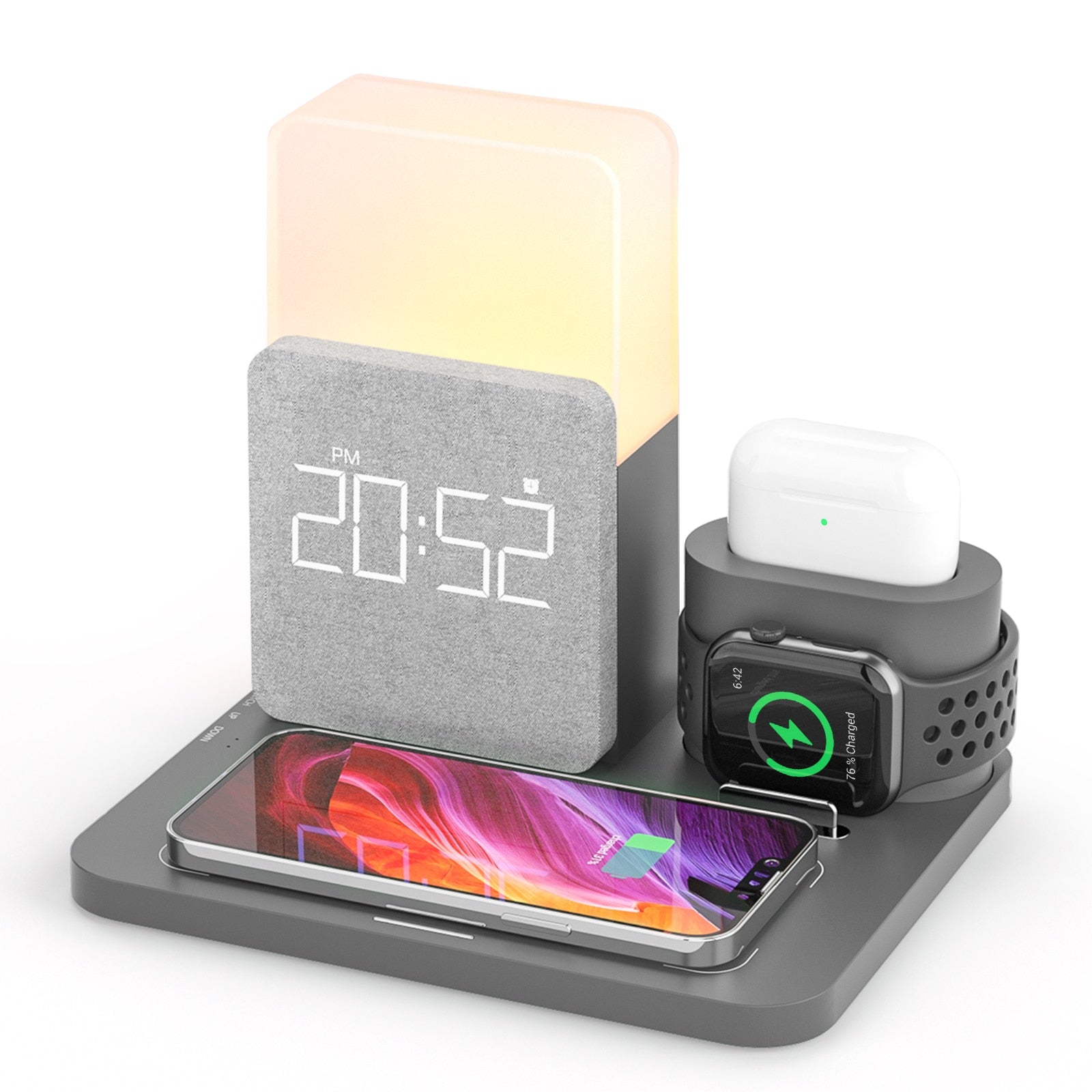 Upgraded 15W Wireless Charging Dock Station