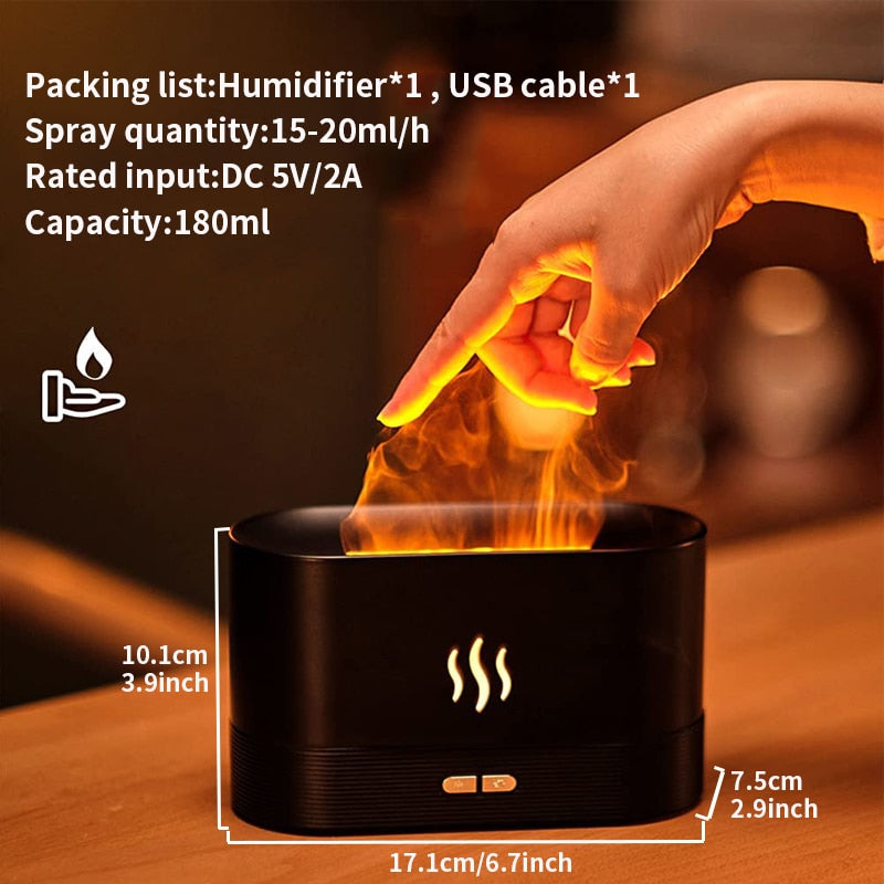 Flame Air Ultrasonic Aromatherapy Humidifiers