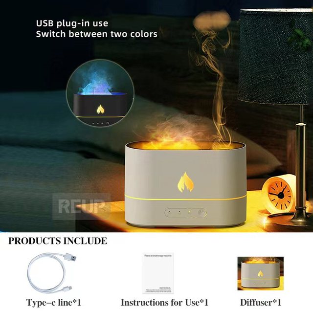 Flame Air Ultrasonic Aromatherapy Humidifiers
