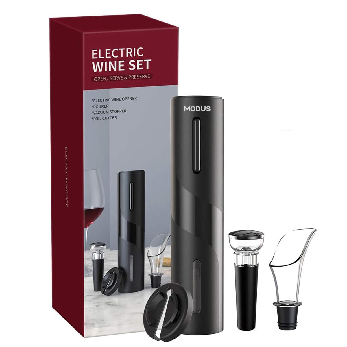 ELECTRIC AUTOMATIC WINE /BEER OPENER CORKSCREW