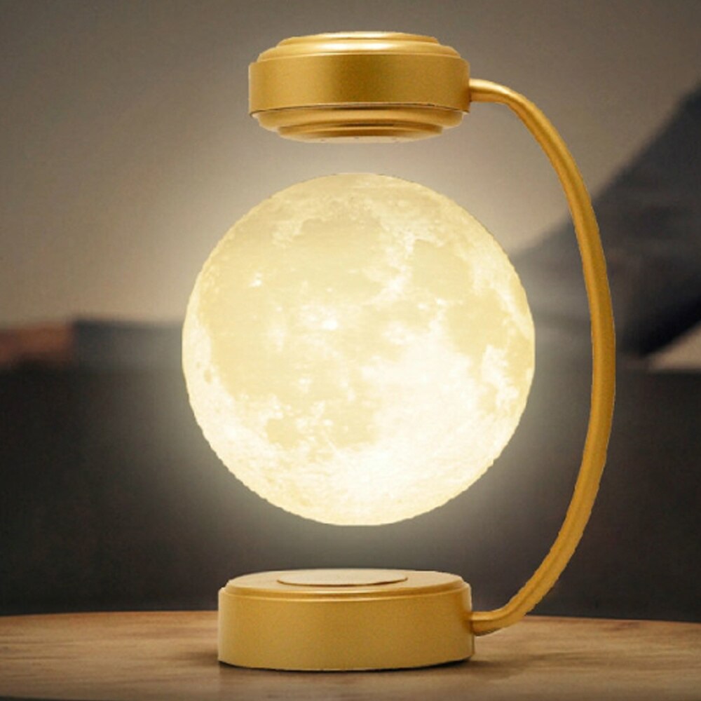 3D LED Moon Levitating & Rotating Ball Lamp