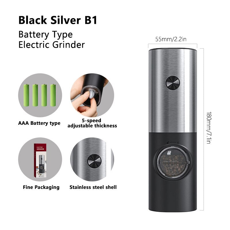 Automatic Electric Pepper& Spice Grinder