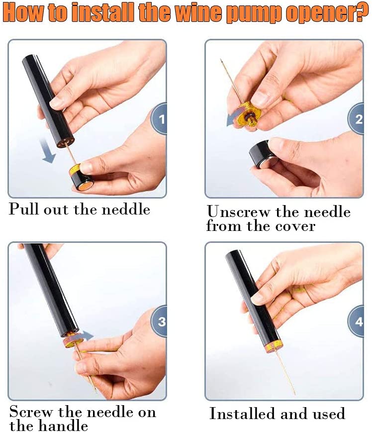 Mini Air Pressure Pump Wine Bottle Opener