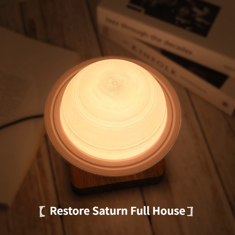 3D Saturn Magnetic Levitation Ball Lamp