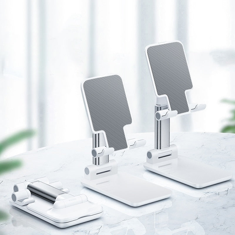 Foldable Tablet Mobile Phone Holder With Adjustable Bracket