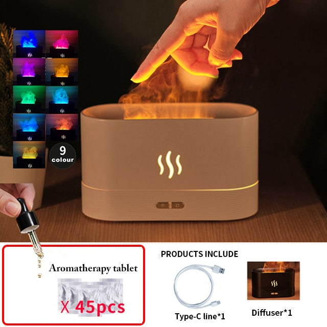 Flame Air Ultrasonic Aromatherapy Humidifiers