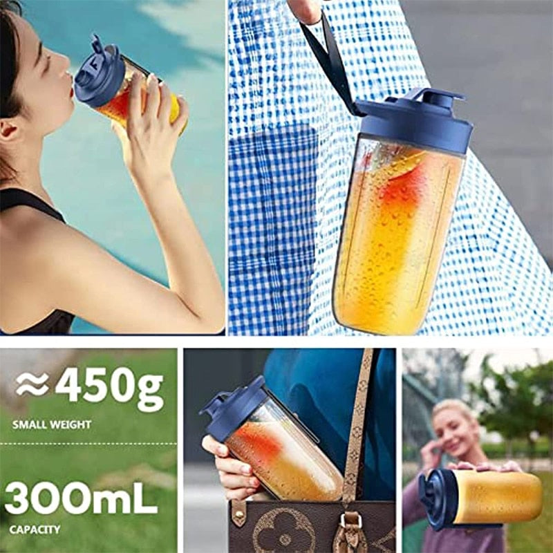 Wireless 6 Blades Juicer Cup USB Smoothie Blender