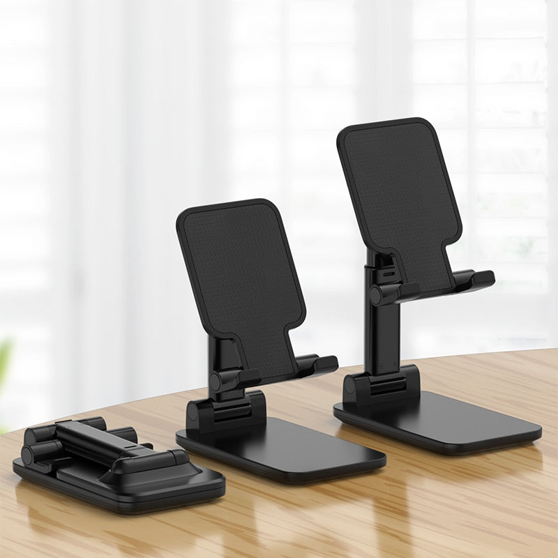 Foldable Tablet Mobile Phone Holder With Adjustable Bracket