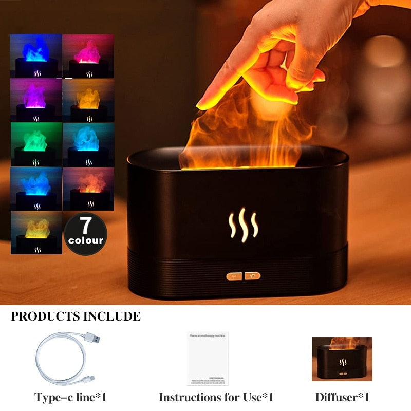 Flame Air Ultrasonic Aromatherapy Humidifiers