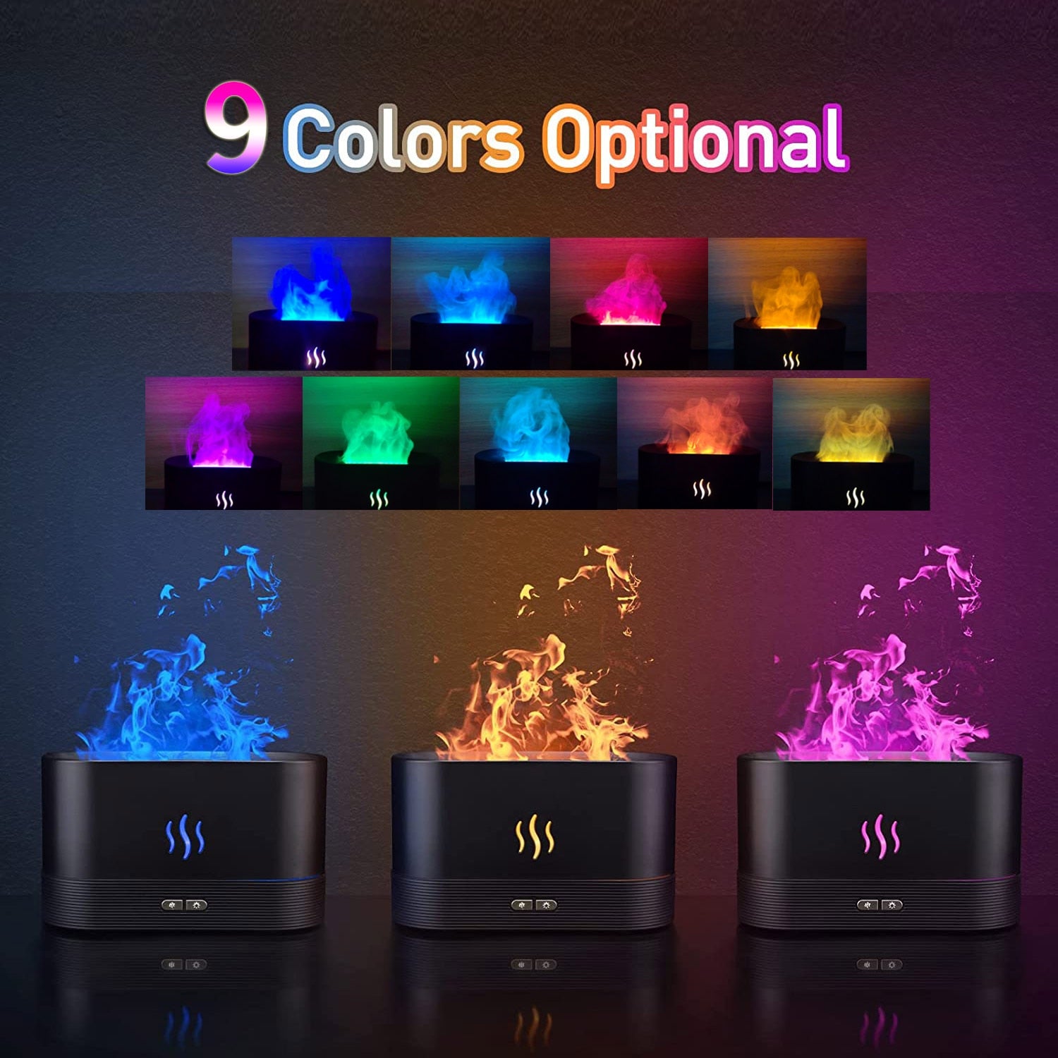 Flame Air Ultrasonic Aromatherapy Humidifiers
