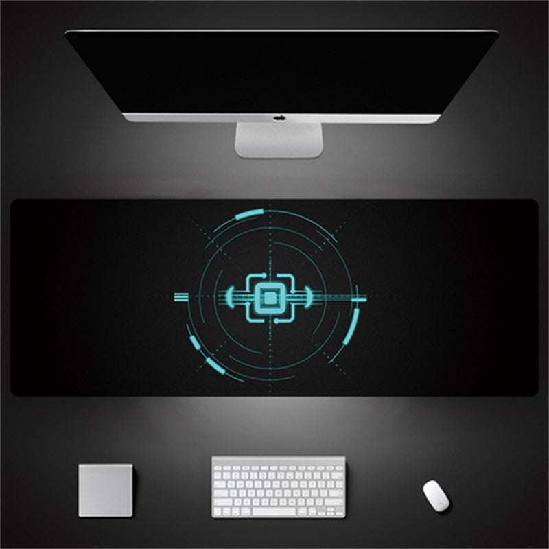 Oversized Technical Theme Seam Keyboard Mouse Desk Pad