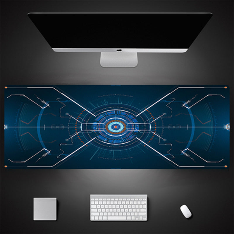 Oversized Technical Theme Seam Keyboard Mouse Desk Pad