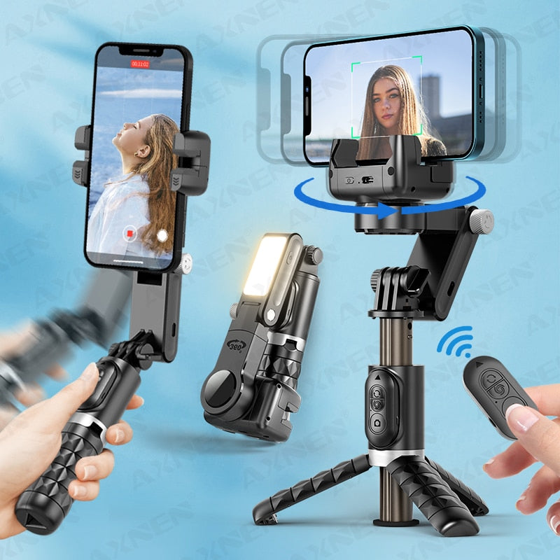 Desktop Gimbal Stabilizer with Smart Tracking