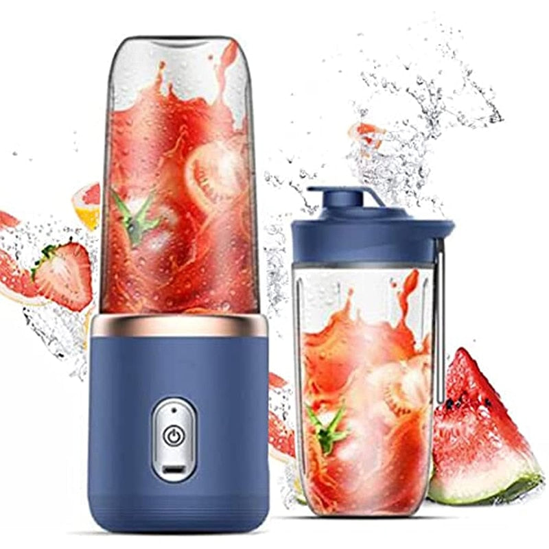 Wireless 6 Blades Juicer Cup USB Smoothie Blender