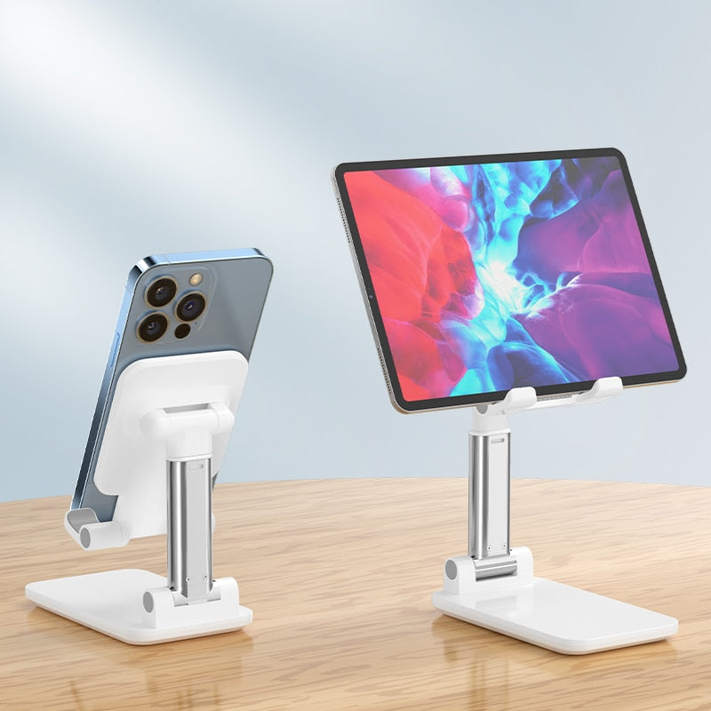 Foldable Tablet Mobile Phone Holder With Adjustable Bracket